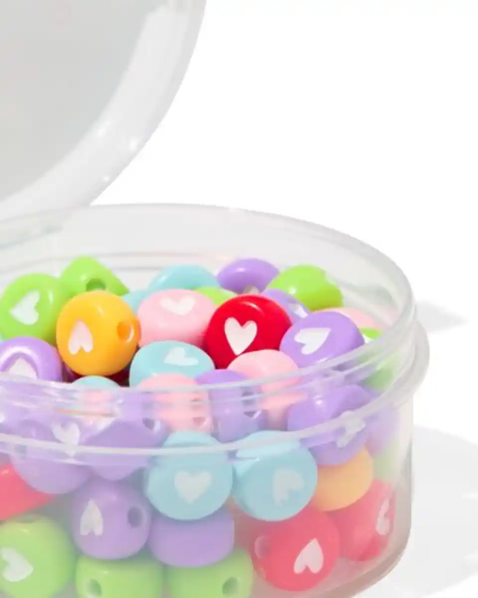 Bild 2 von Perlenmischung rund Herzen