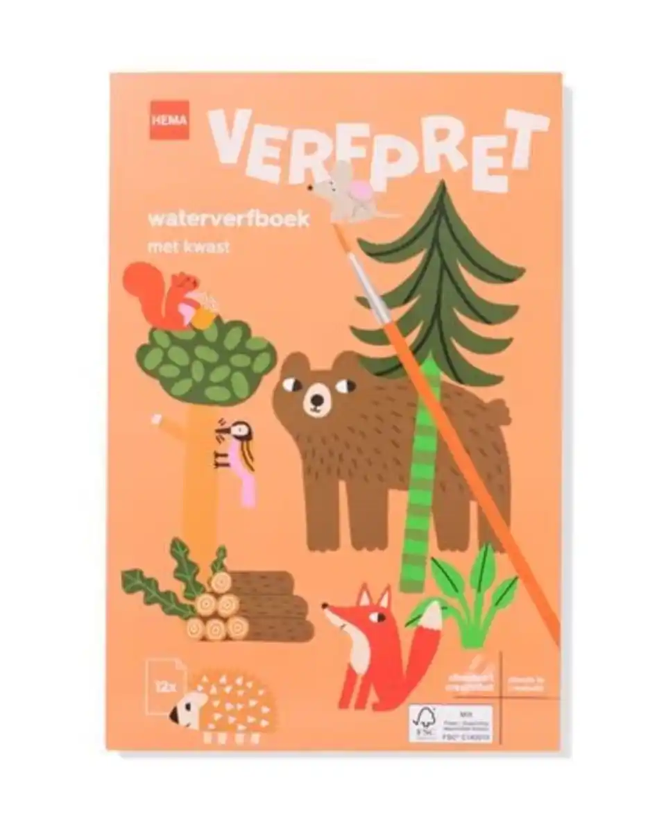 Bild 1 von Aquarellbuch Waldtiere