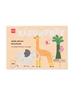 Malbuch A6 Wilde Tiere