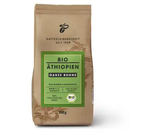Bild 1 von Bio Äthiopien - 250 g Ganze Bohne
