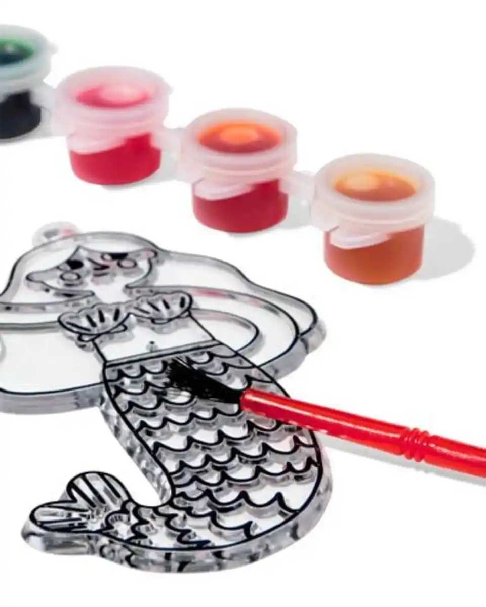 Bild 3 von Malset in Glasoptik Meerjungfrau