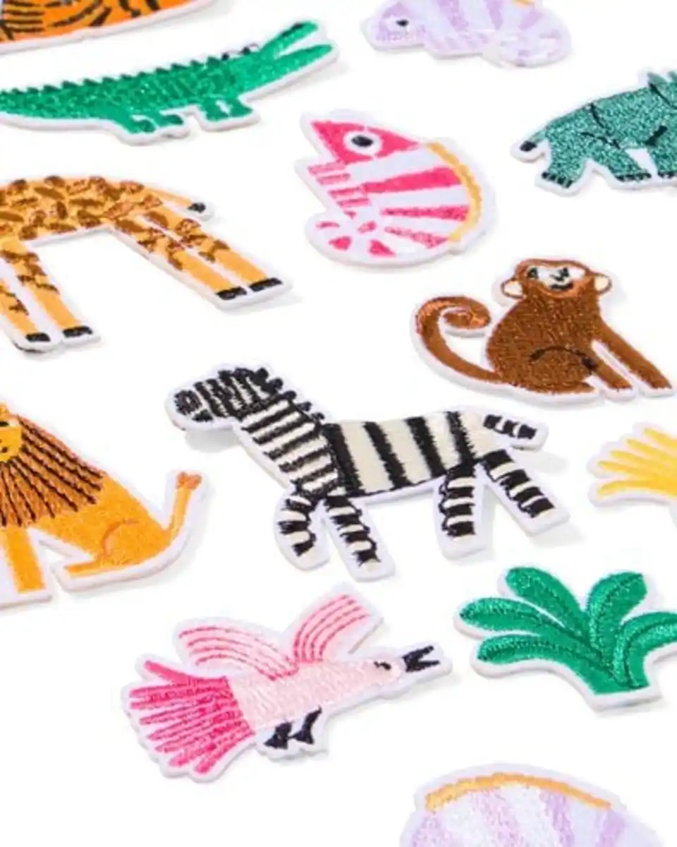 Bild 2 von Stoffaufkleber Wildtiere