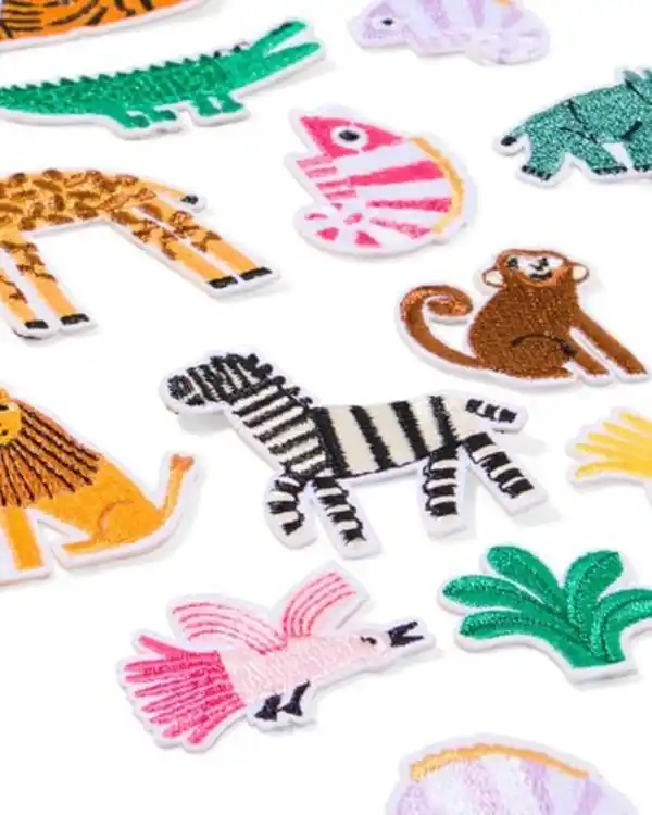 Bild 2 von Stoffaufkleber Wildtiere