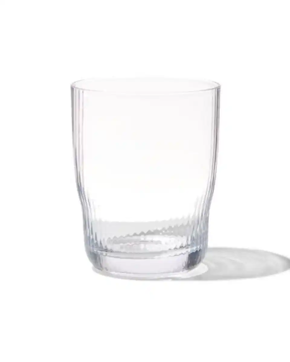 Bild 1 von Wasserglas Bergen, Streifenrelief, 270 ml