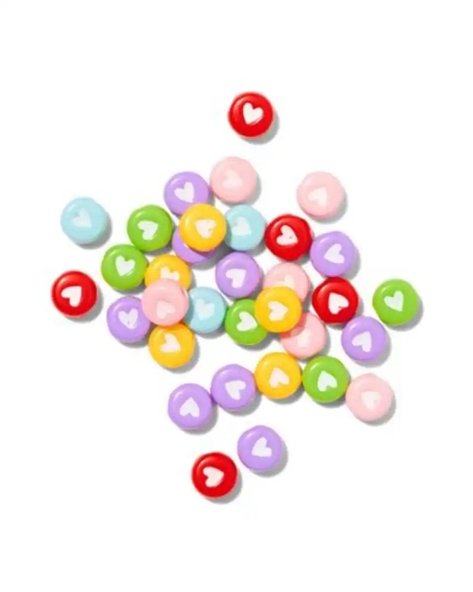 Bild 1 von Perlenmischung rund Herzen