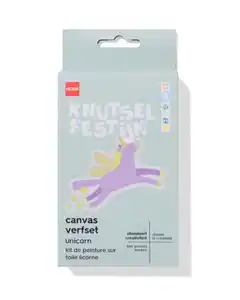 Canvas-Malset Einhorn