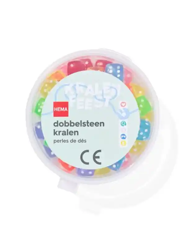 Bild 3 von Perlenmix Glas würfelförmig