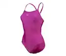 Bild 1 von arena Feel Damen Badeanzug Solid Lightdrop Back Bustier, PURPLE WINE
