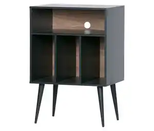Woood Schrank »James«, schwarz-walnuss