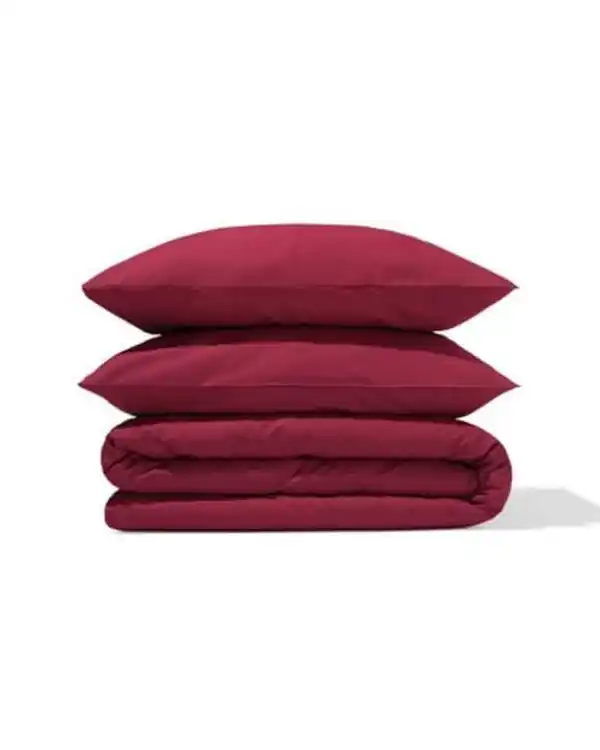 Bild 3 von Bettbezug 200x200/220 cm weiche Baumwolle rot