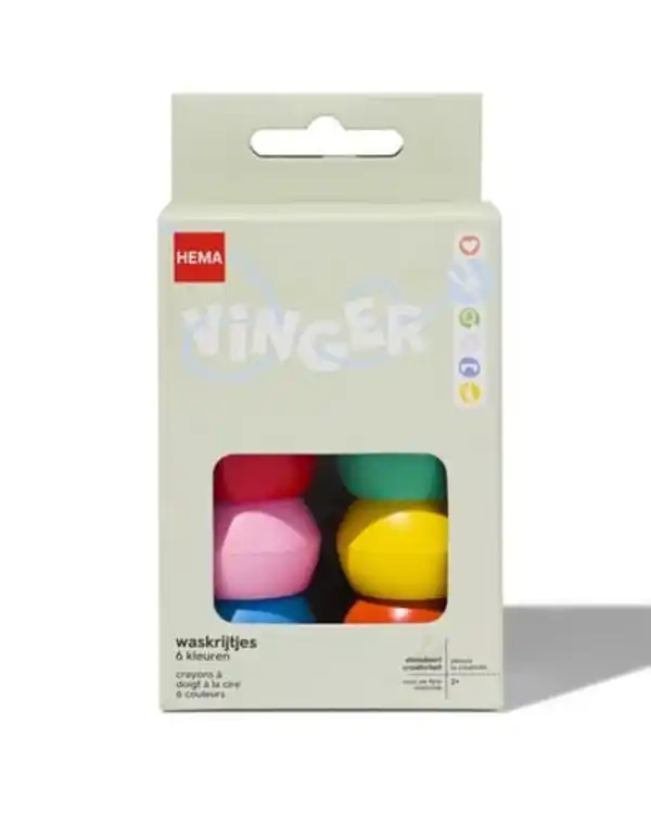 Bild 1 von Fingerkreiden - 6 Stück