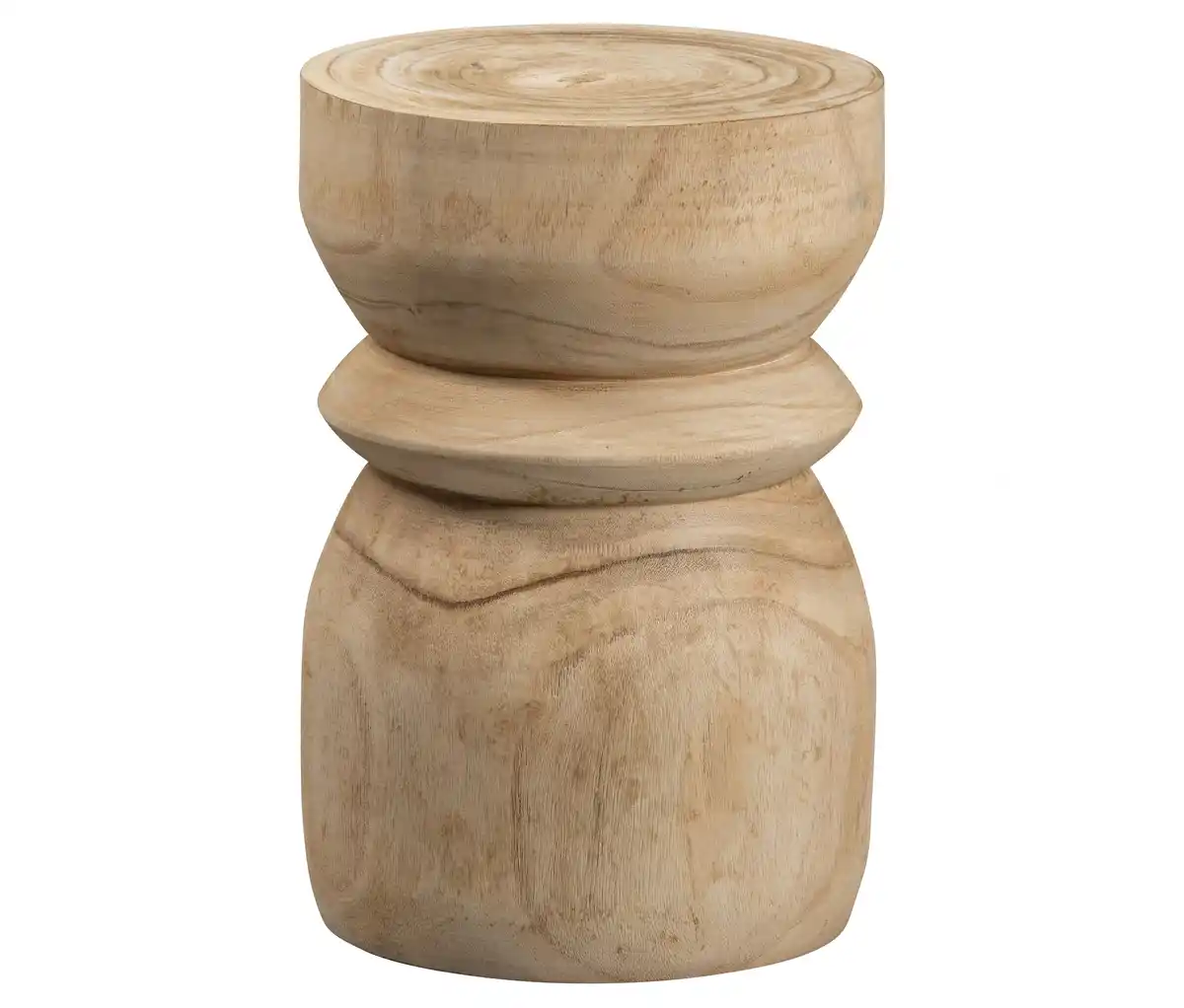 Bild 1 von Woood Hocker »Bikkel«, Holz naturfarben