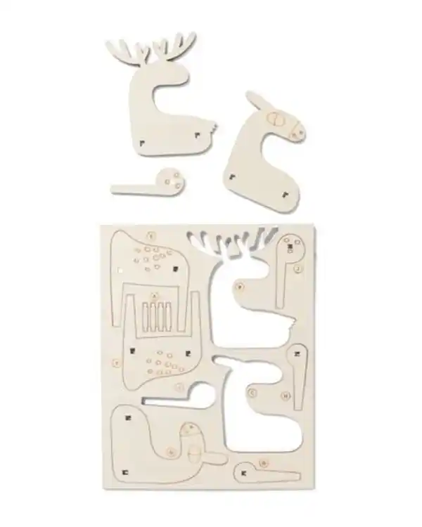 Bild 2 von Holzbauplatte Hirsch