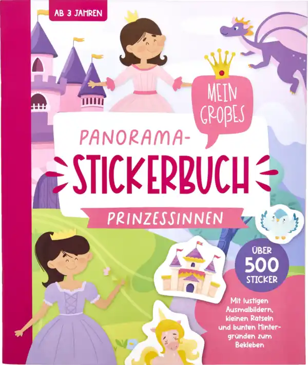 Bild 1 von IDEENWELT Panorama Stickerbuch Prinzessin
