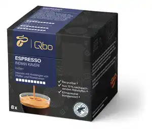 Qbo Espresso INDIAN KAVERI - 8 Kapseln