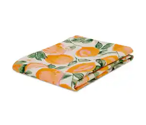 Abwischbare Tischdecke, ca. 90 x 90 cm, orange