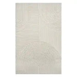 Webteppich Elio Creme ca. 80x150cm, Creme, Beige