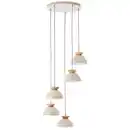 Bild 1 von Brilliant Hängeleuchte Nalam, Natur, Beige, Holz, Metall, 45x150 cm, RoHS, Fsc, Reach, Europäischer Sicherheitsstandard, CE, höhenverstellbar, Lampen & Leuchten, Leuchtenserien