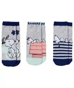 Snoopy Lizenz Socken, grau