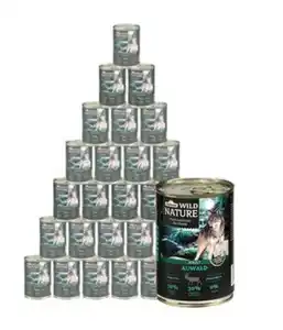 Dehner Wild Nature Nassfutter für Hunde Auwald Adult, 400 g/800 g