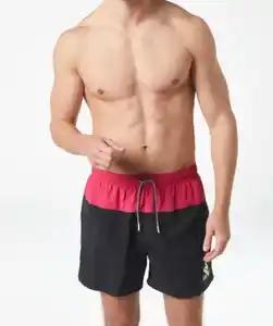 Badeshorts mit Taschen, schwarz