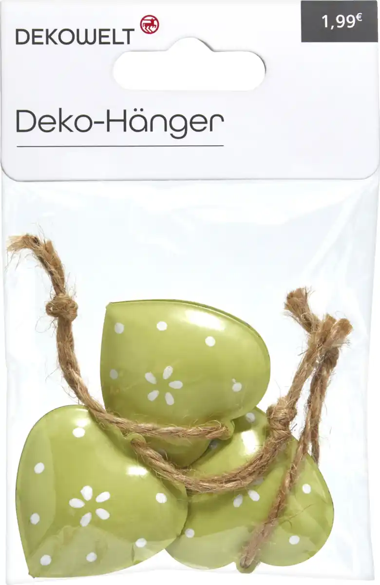 Bild 1 von DEKOWELT Hänger Metal Herzen