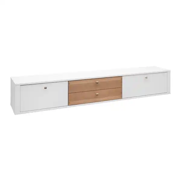 Bild 1 von TV-Element Whitehouse 10Q8WR13 Weiß/Eichefarben, Weiß, Eichefarben