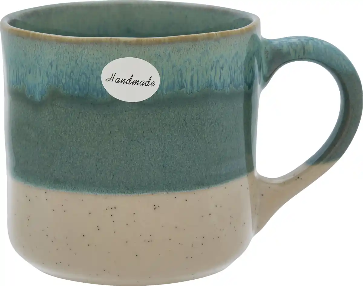 Bild 2 von IDEENWELT Tasse reactive glaze rosa/grün, 350 ml