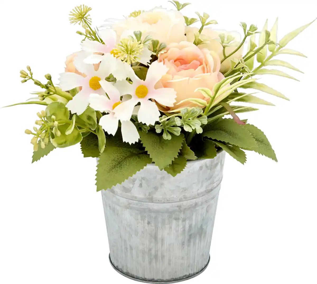 Bild 1 von IDEENWELT KUNSTBLUMEN IM METALLTOPF