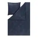 Bild 1 von Estella Bettwäsche Atelier, Blau, Textil, Graphik, 135x200 cm, pflegeleicht, atmungsaktiv, hautfreundlich, weiche und anschmiegsame Oberfläche, Schlaftextilien, Bettwäsche, Bettwäsche, Jersey-Bet