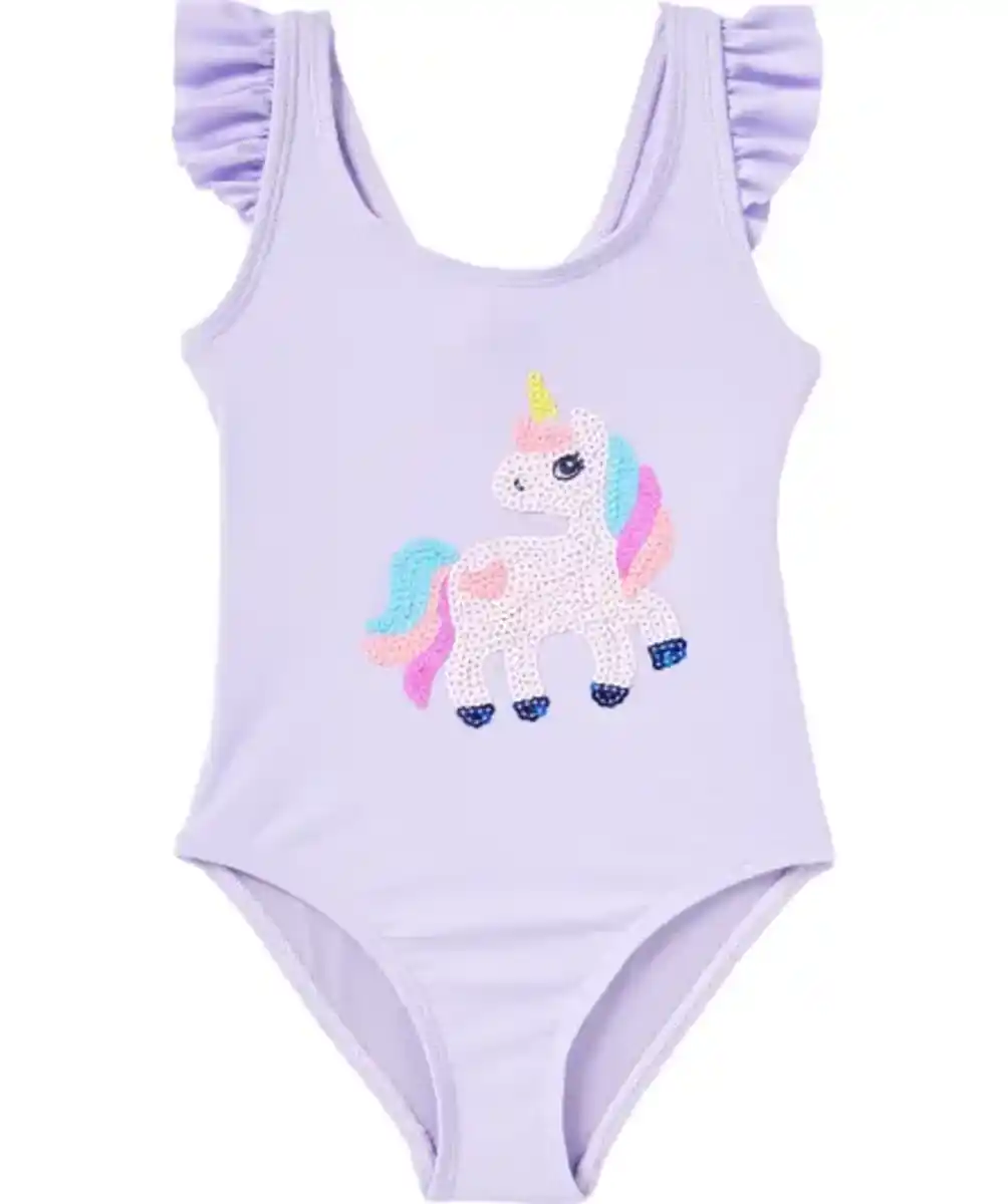 Bild 1 von Badeanzug Einhorn, flieder