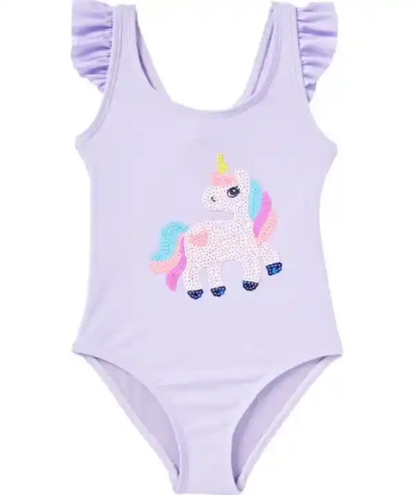 Bild 1 von Badeanzug Einhorn, flieder