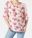 Bild 1 von Bluse mit Trompetenärmeln, pink bedruckt