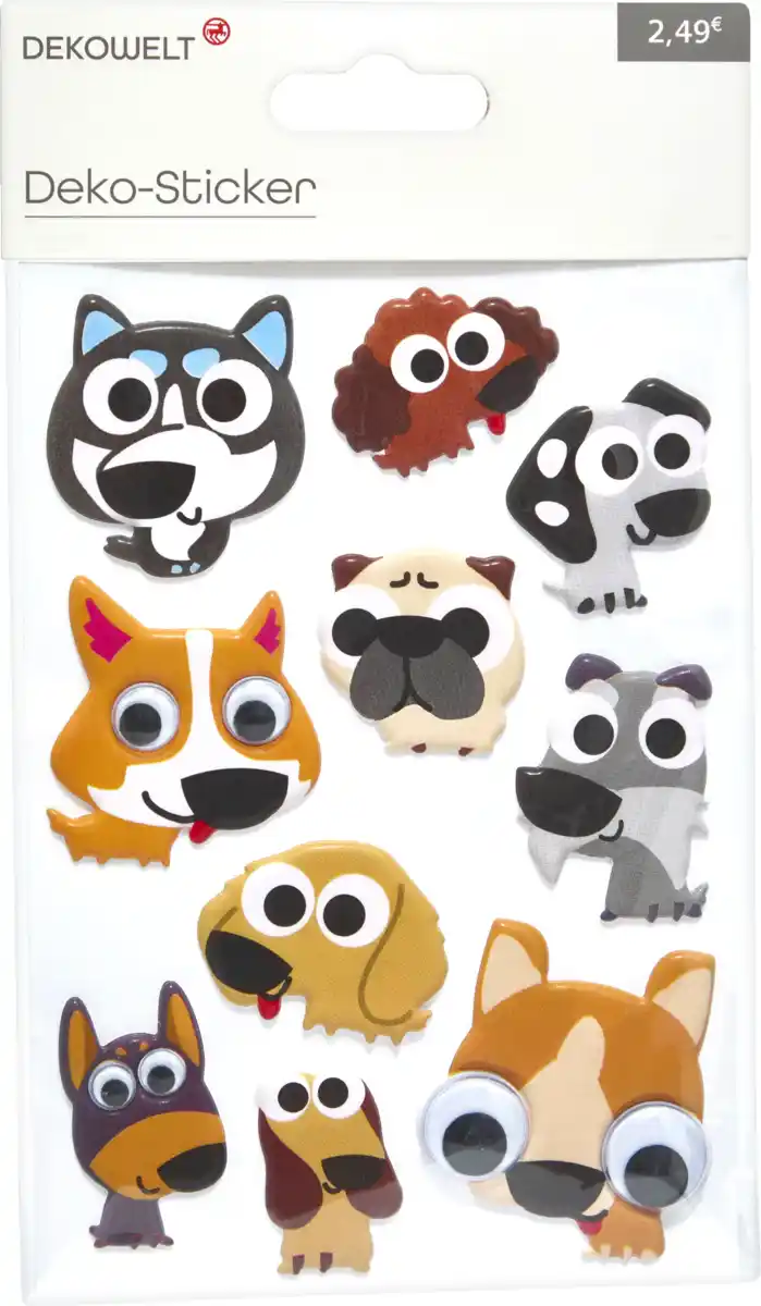 Bild 3 von DEKOWELT SOFT EVA STICKER MIT AUGEN FS2