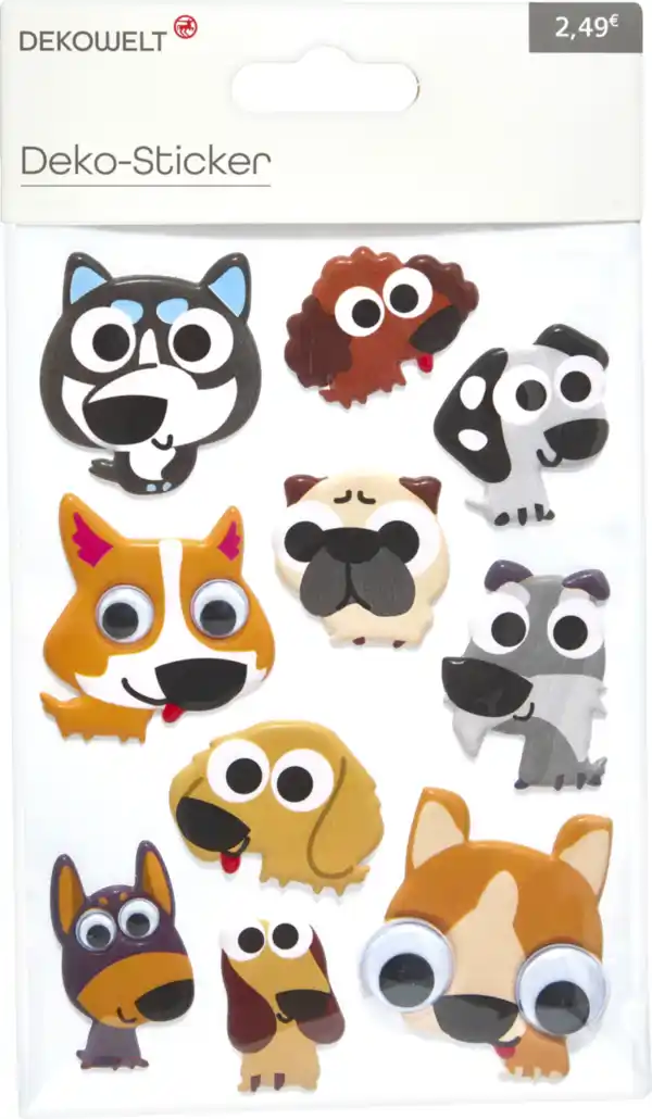 Bild 3 von DEKOWELT SOFT EVA STICKER MIT AUGEN FS2