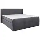 Bild 1 von Boxxx Boxspringbett, Grau, Textil, H3, Höhe ca. 19 cm, 180x200 cm, Topper durchgehend, in verschiedenen Größen erhältlich, Matratze geteilt, Schlafzimmer, Betten, Doppelbetten