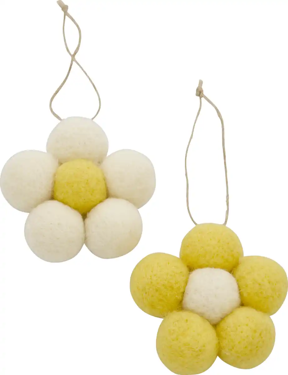 Bild 1 von DEKOWELT Blumen Hänger 2er Set