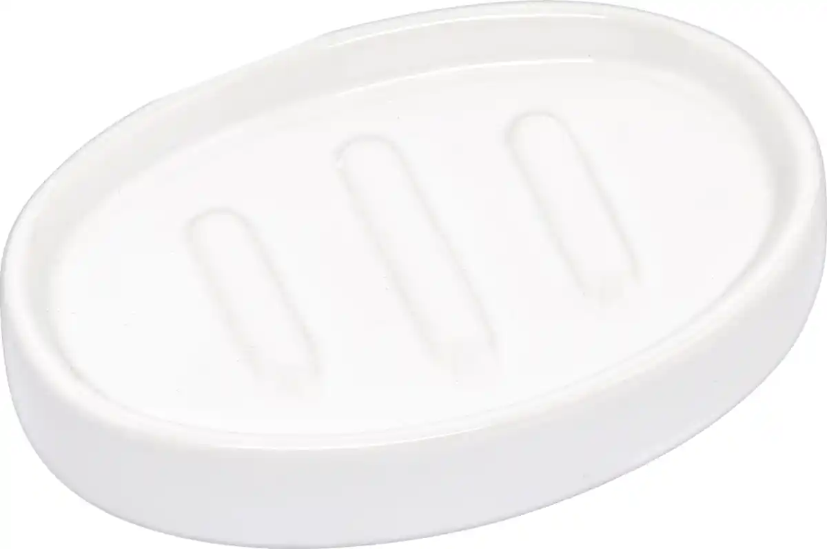 Bild 1 von IDEENWELT Seifenschale Keramik weiß