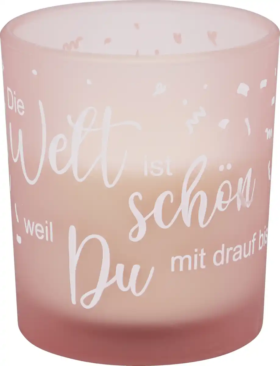 Bild 1 von RUBIN LICHT Gefülltes Glas Spruch Schöne Welt