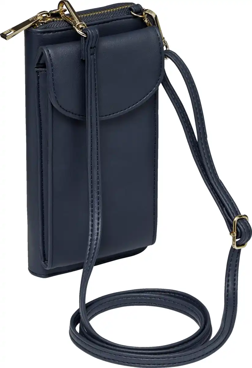 Bild 1 von IDEENWELT Handy-Geldbörse schwarz & navy H16