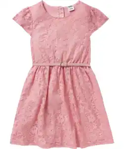 Kleid mit Spitze, rosa