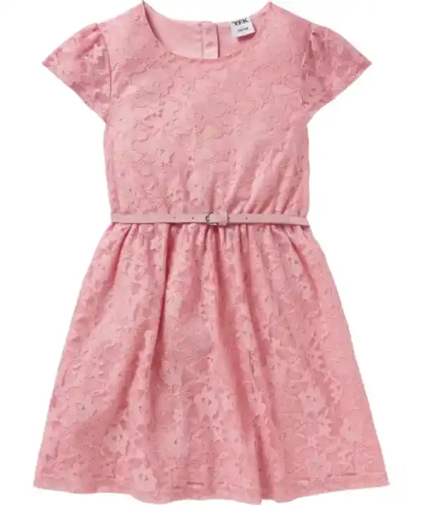 Bild 1 von Kleid mit Spitze, rosa