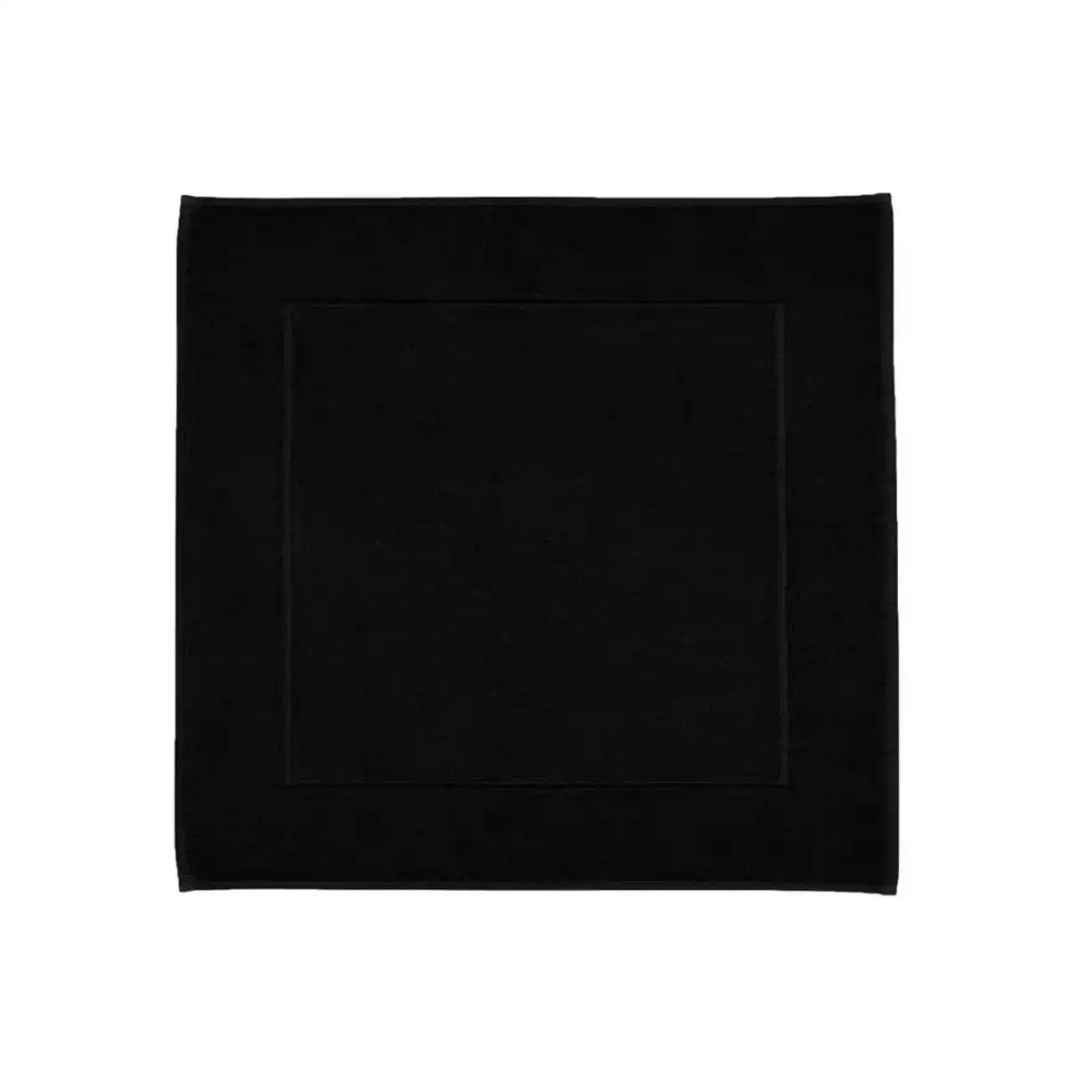 Bild 1 von Aquanova Badematte London, Schwarz, Textil, rechteckig, 60x60 cm, für Fußbodenheizung geeignet, rutschfest, Badtextilien, Badematten