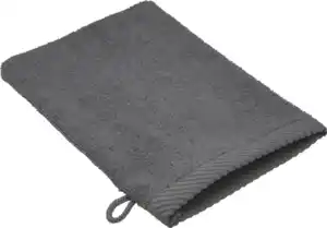 IDEENWELT WASCHHANDSCHUH 16X21CM anthrazit GOTS