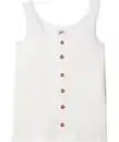 Bild 1 von Tanktop mit Spitzendetails, weiß