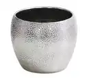 Bild 1 von Dehner Keramik-Übertopf Rosella, bauchig, silber