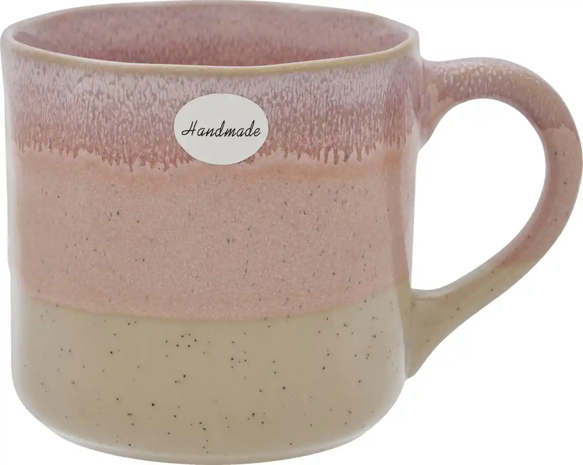 Bild 1 von IDEENWELT Tasse reactive glaze rosa/grün, 350 ml