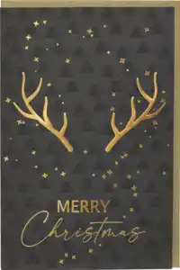IDEENWELT Grußkarte Merry Christmas