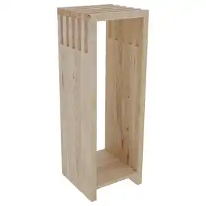 Linea Natura Blumentisch, Eiche, Holz, Eiche, massiv, rechteckig, 31x90x31 cm, Wohnzimmer, Wohnzimmertische, Blumenständer