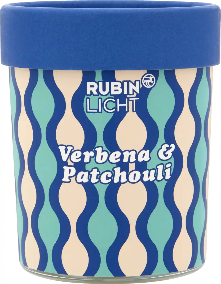 Bild 1 von RUBIN LICHT Duftkerze in Pappverpackung blau/grün